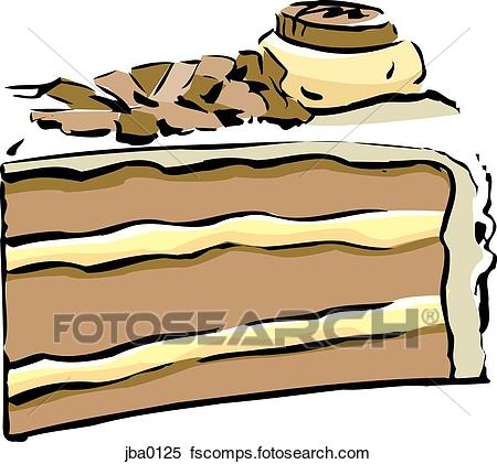 450x421 Stock Illustration Of Cake Slice Jba0125