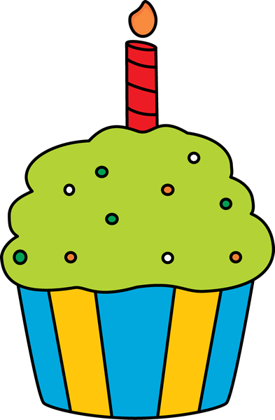 393x600 Cupcake Clip Art
