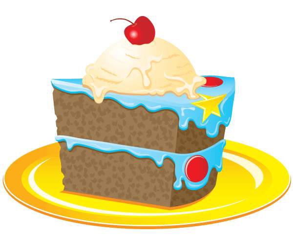 600x482 Slice Cake Art Clipart