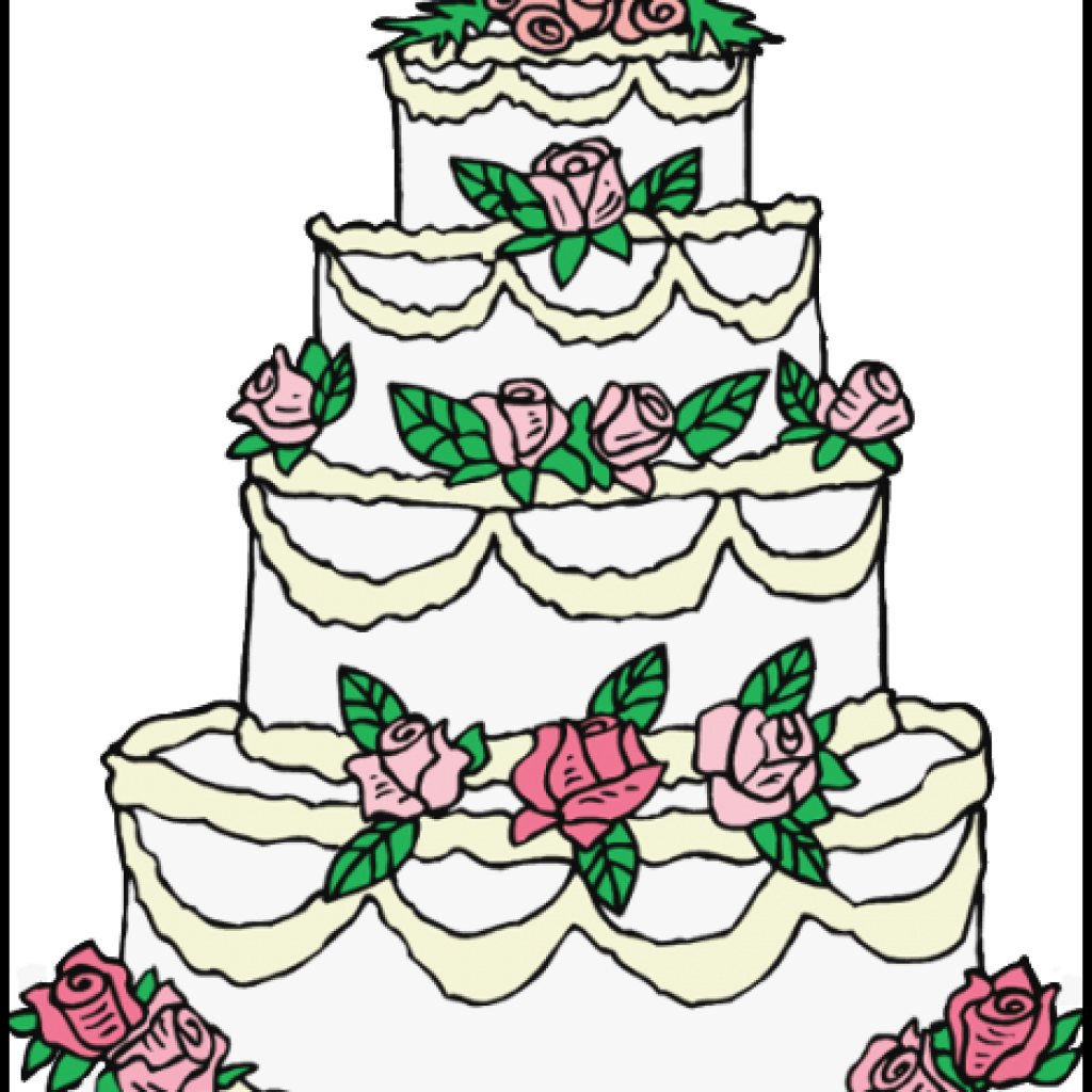 1024x1024 Wedding Cake Clipart New Wedding Cake Color Pages Free Printable