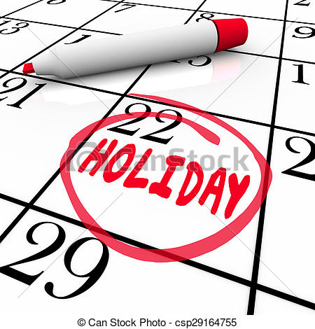 450x470 Holiday Clipart Calendar