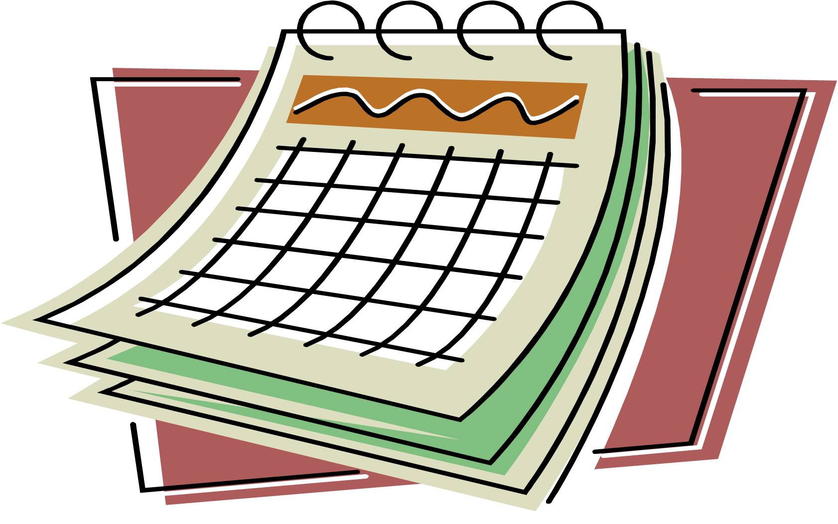 1682x1052 Calendar Clip Art