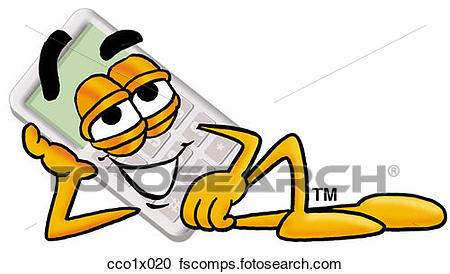 450x274 Clipart Of Calculator Relaxing Cco1x020