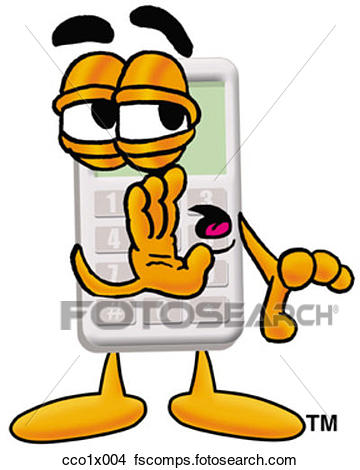 360x470 Clipart Of Calculator Telling Secret Cco1x004