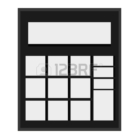 450x450 Calculator Icon Vector Cartoon Royalty Free Cliparts, Vectors,