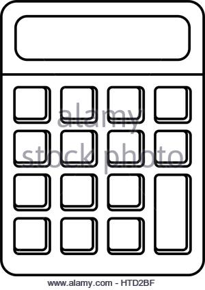 300x424 Calculator Math Education Line Icon Stock Vector Art