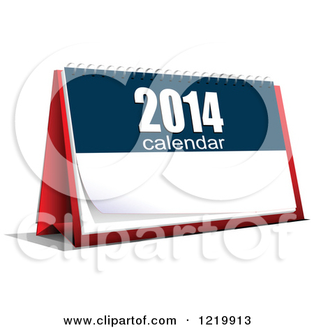 450x470 2014 Calendar Clipart