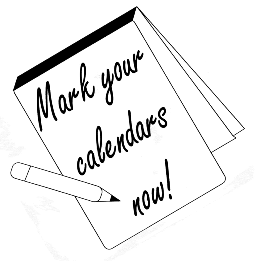 830x847 Mark Your Calendar Now Clipart