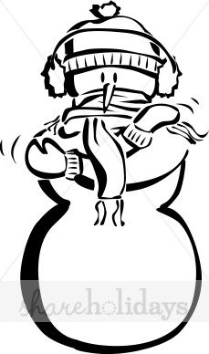 229x388 Snowman Black And White Clipart