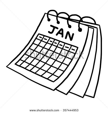 450x470 Sketch Clipart Calendar