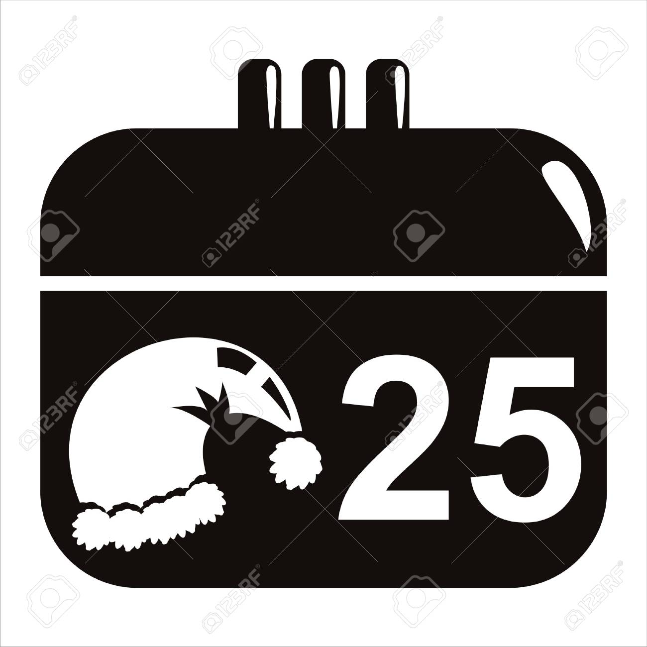 1300x1300 Black Christmas Calendar Icon Royalty Free Cliparts, Vectors,