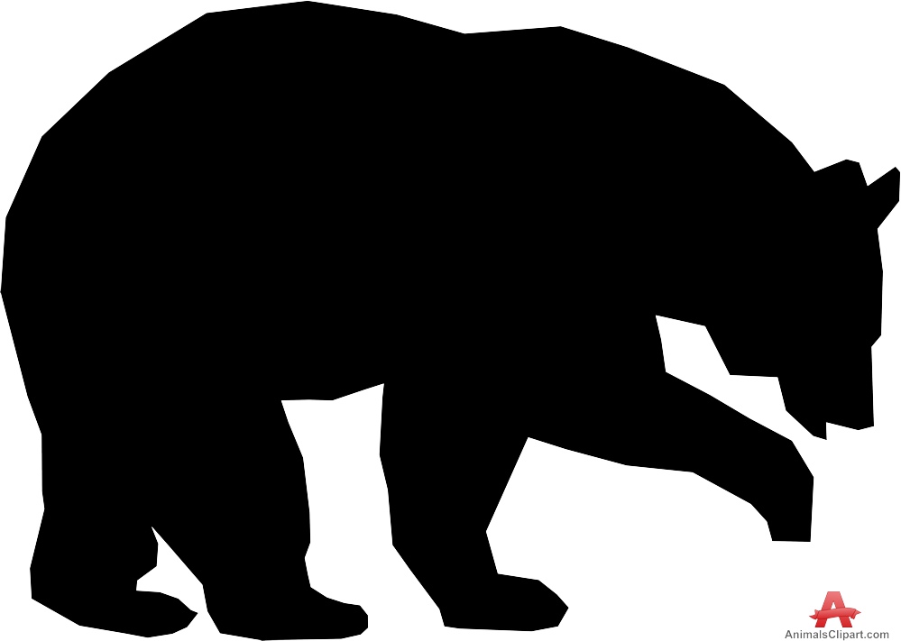 999x711 Bear Silhouette Clip Art Many Interesting Cliparts