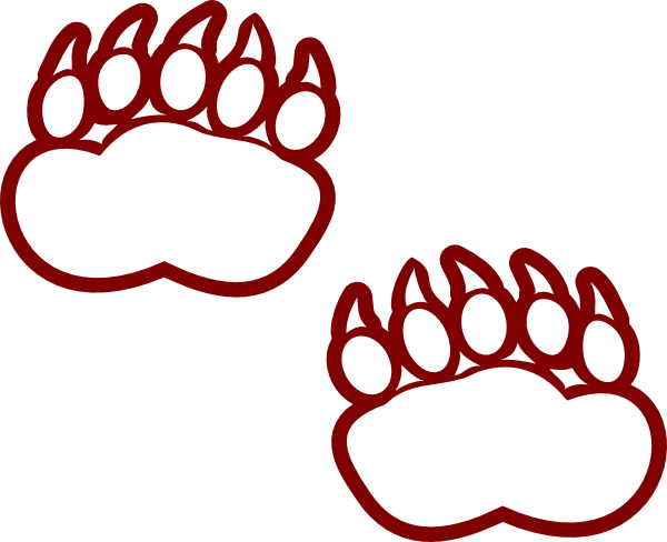 600x488 California Bear Outline