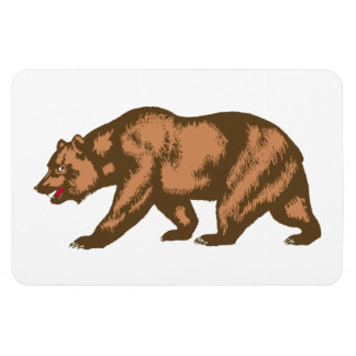 324x324 California Bear State Flag Refrigerator Magnets Zazzle