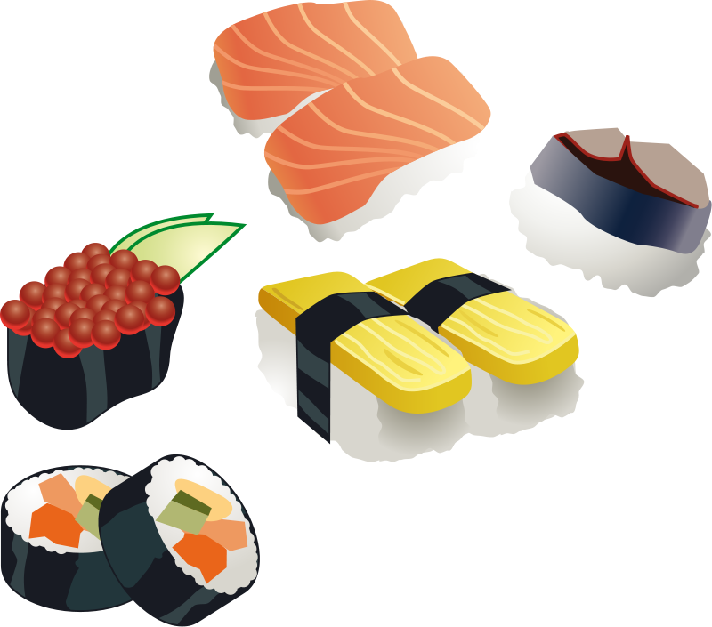 800x705 Japanese Clipart Sushi