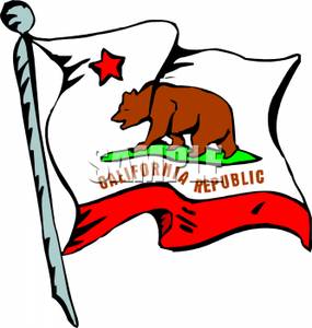 285x300 California Flag Clip Art