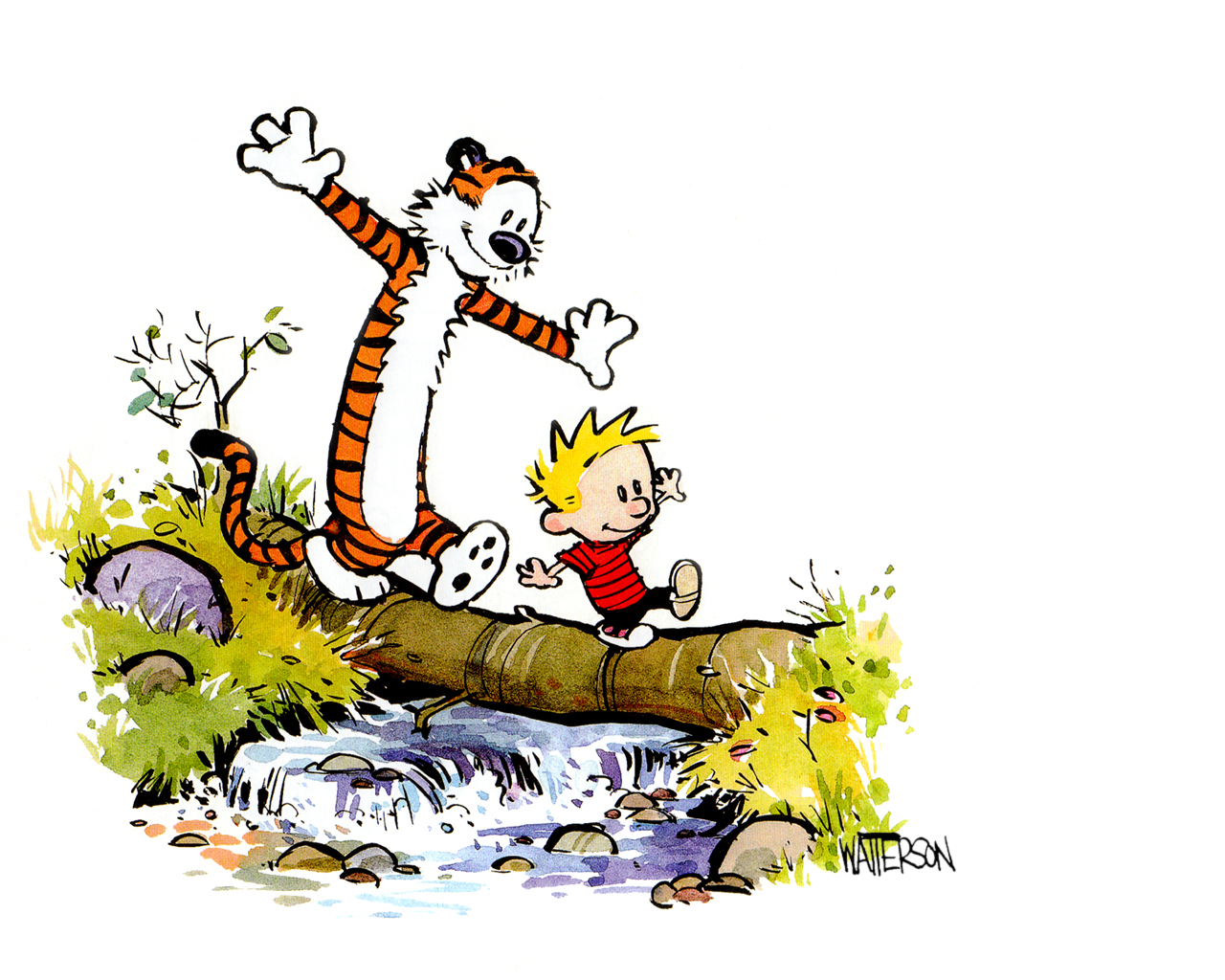 1280x1024 Calvin And Hobbes Clipart