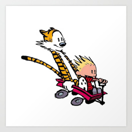 264x264 Calvin Hobbes Art Prints Society6