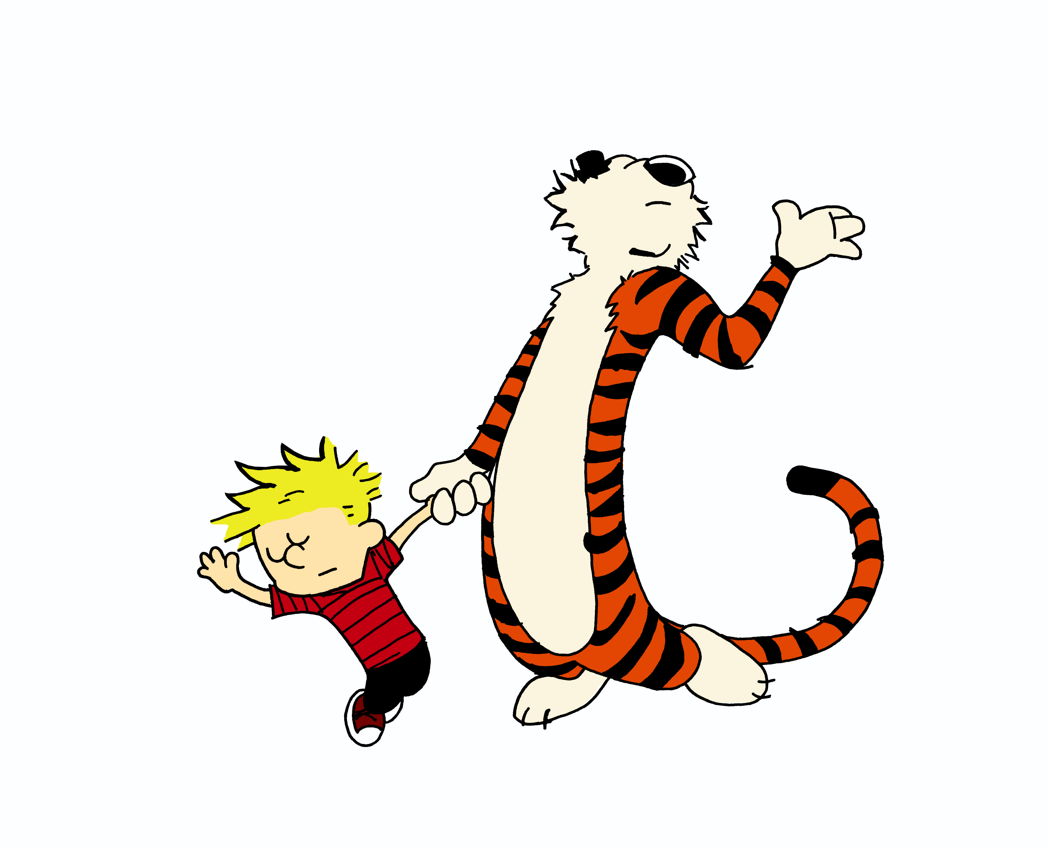 4348x3517 Calvin And Hobbes Clip Art Cliparts