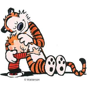 Calvin And Hobbes Hugging | Free download on ClipArtMag