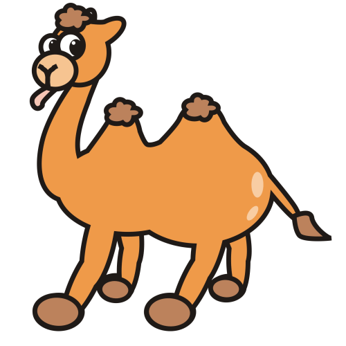 500x500 Camel Clipart Wild Animal