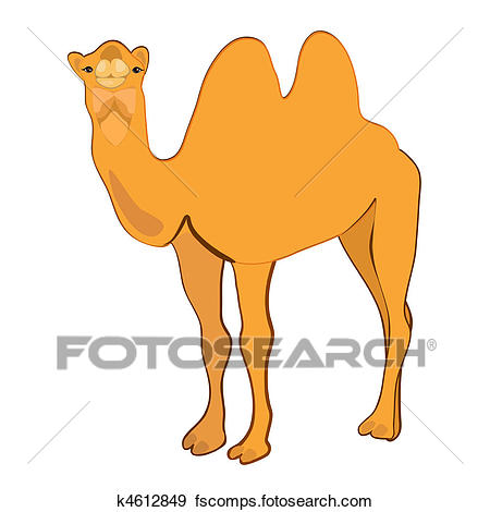 450x470 Clip Art Of Camel K4612849