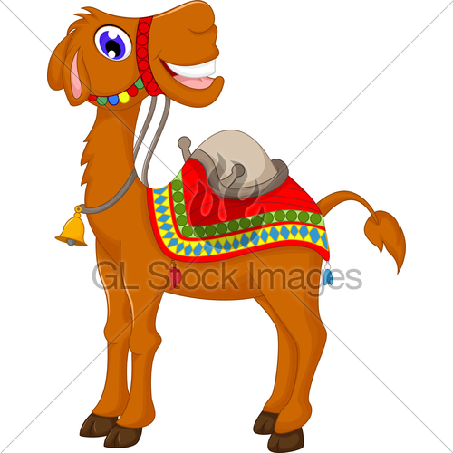 500x500 Cute Camel Cartoon Gl Stock Images