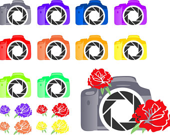 340x270 Camera Clip Art Etsy