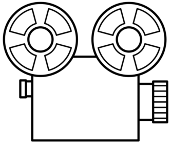 333x280 Camera Clipart Black And White Cliparts
