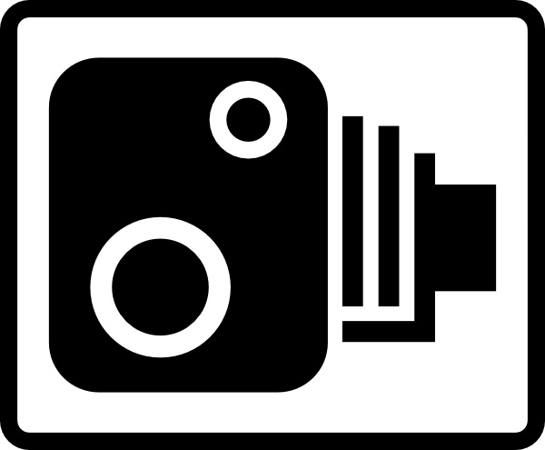 600x495 Speed Camera Sign Clip Art Free Vector In Open Office Drawing Svg