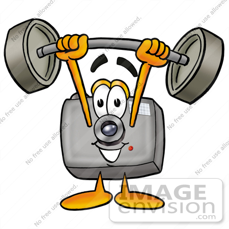450x450 Cliprt Graphic Of Flash Camera Cartoon Character Holding