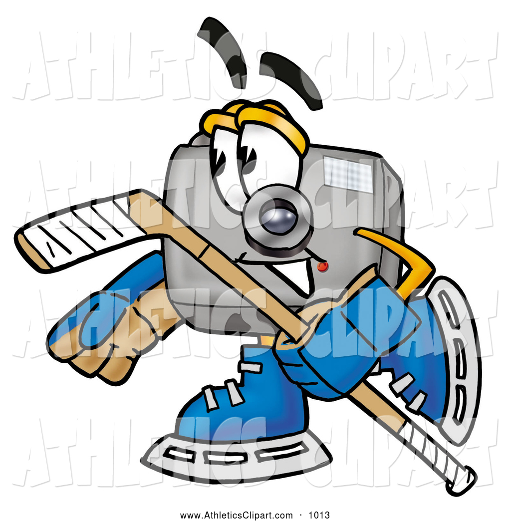1024x1044 Clip Art Of A Friendly Camera Mascot Cartoon Character Playing Ice
