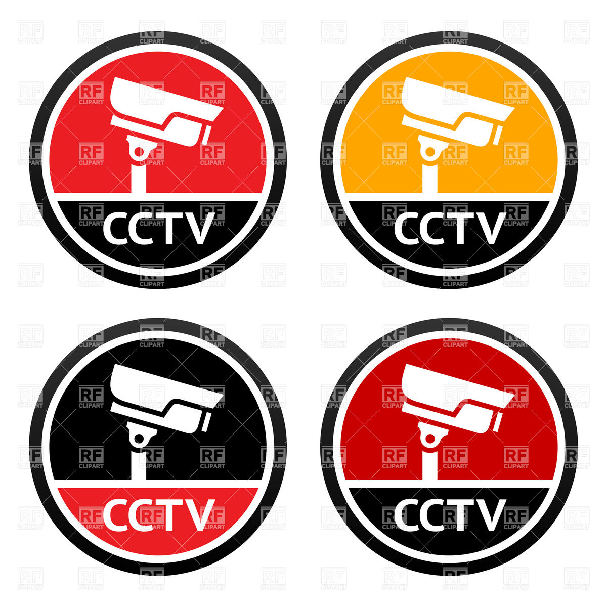 1200x1200 Cctv Sticker