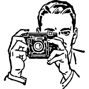 300x300 Man With A Camera Clipart, Cliparts Of Man With A Camera Free
