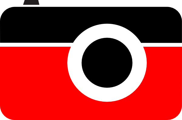 600x398 Camera Red Black Clip Art