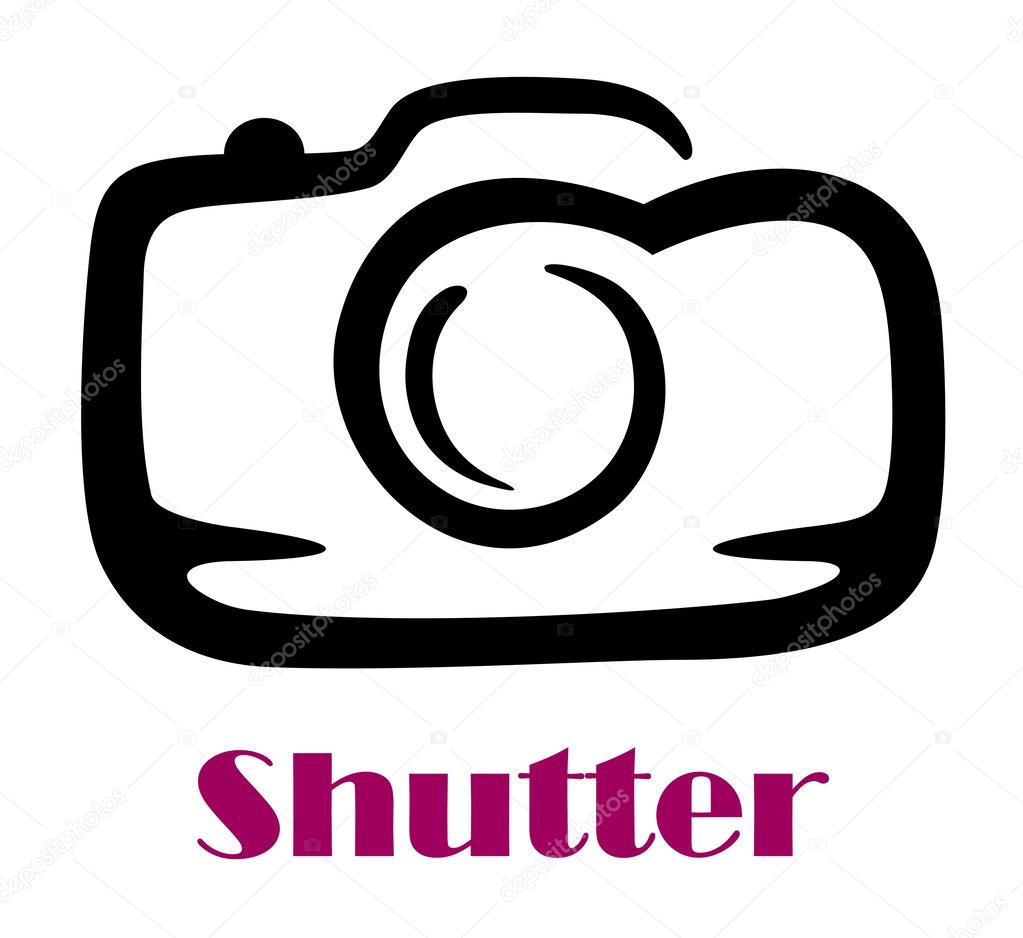 1023x938 Doodle Sketch Camera With The Word Shutter Stock Vector