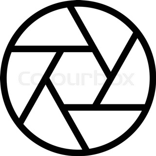 320x320 Vector Iris Diaphragm Camera Shutter Icon Stock Vector Colourbox