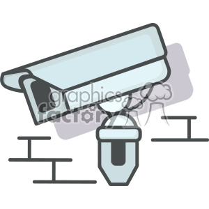 300x300 Royalty Free Surveillance Camera Vector Clip Art Images 403887