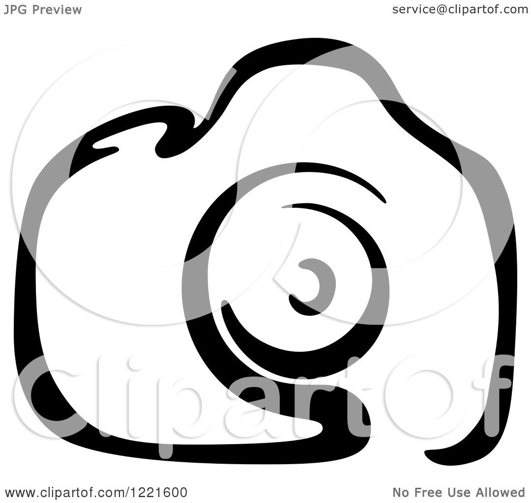 1080x1024 Clipart Of A Black And White Camera 16