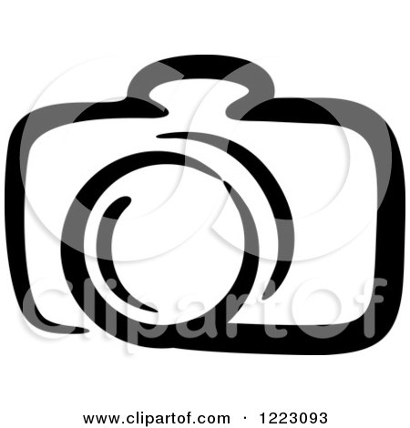450x470 Clipart Of A Black And White Camera 21