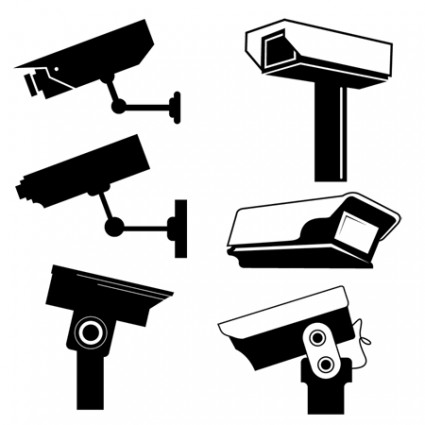 425x425 Security Camera Surveillance Camera Clip Art Vector Free Vector