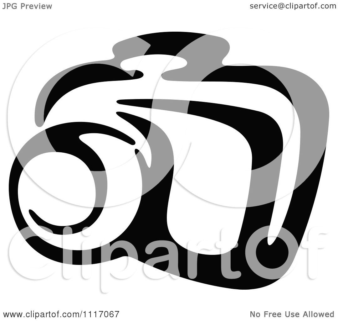 1080x1024 Vector Clipart Black And White Camera 4
