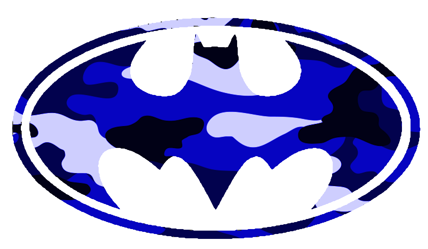 1397x813 Batman Logo Blue Camo Free Images