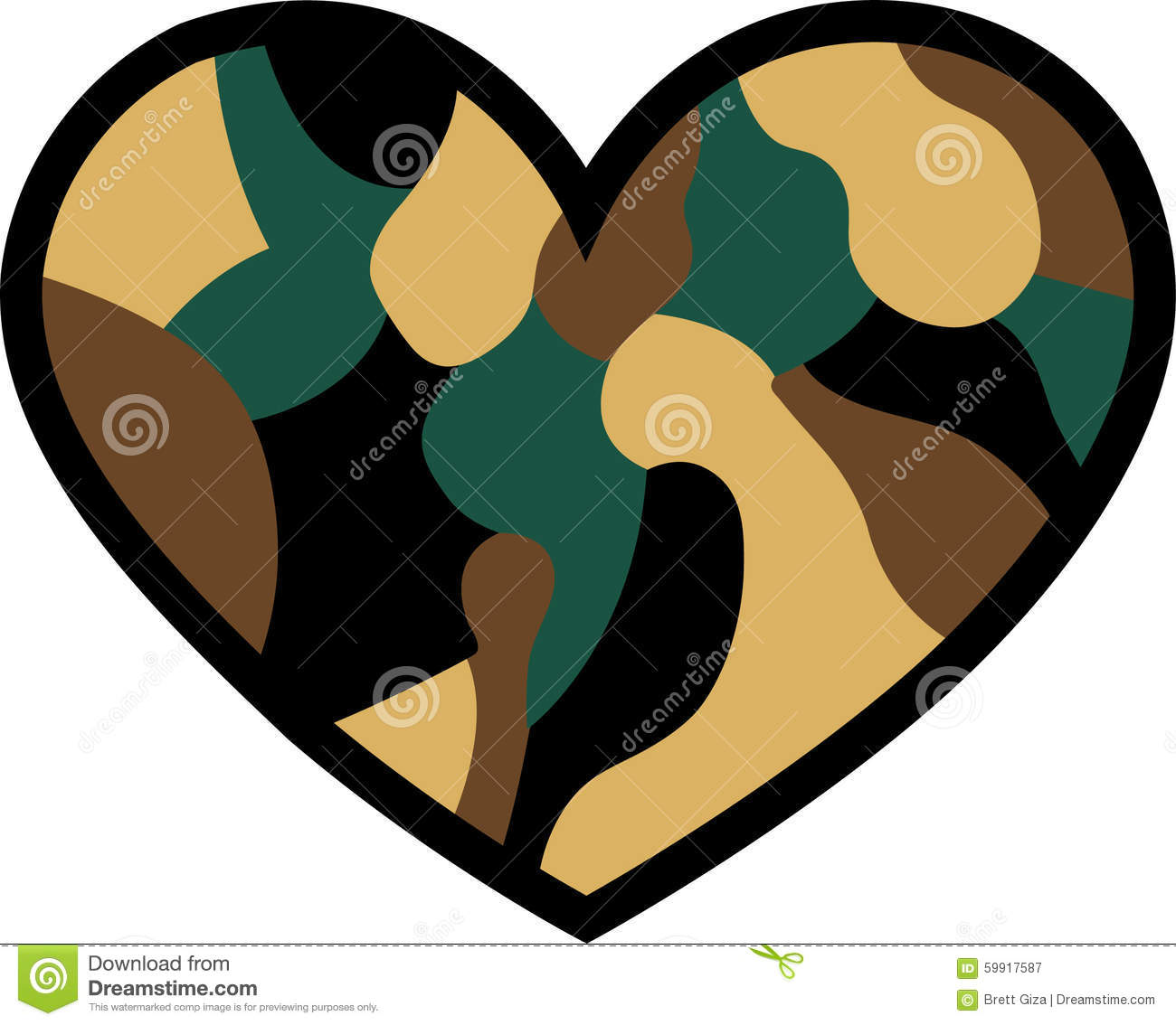 1300x1134 Camo Clipart Heart