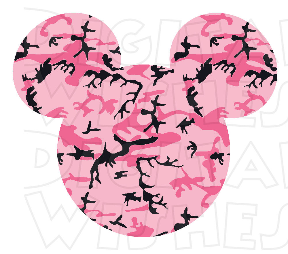 1000x882 Camo Clipart Mickey Mouse