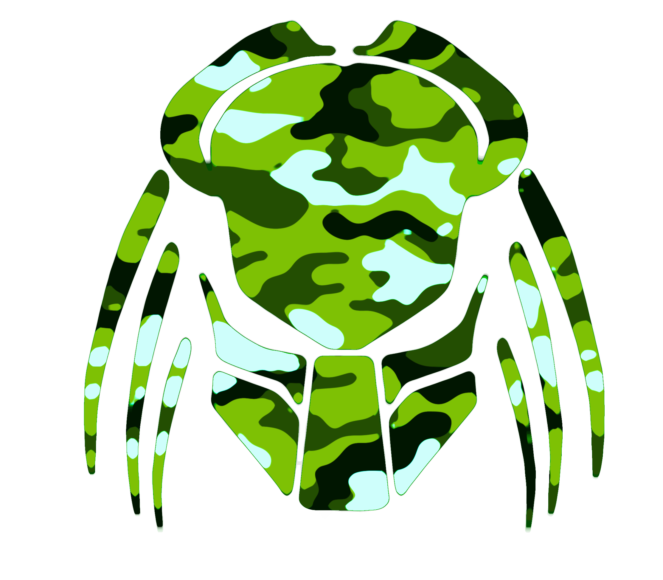 2225x1946 Cybergoth Cut Lime Green Camo Cut Free Images