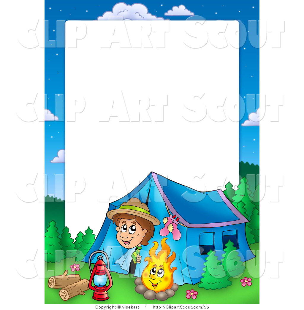 1024x1044 Summer Camp Border Clip Art