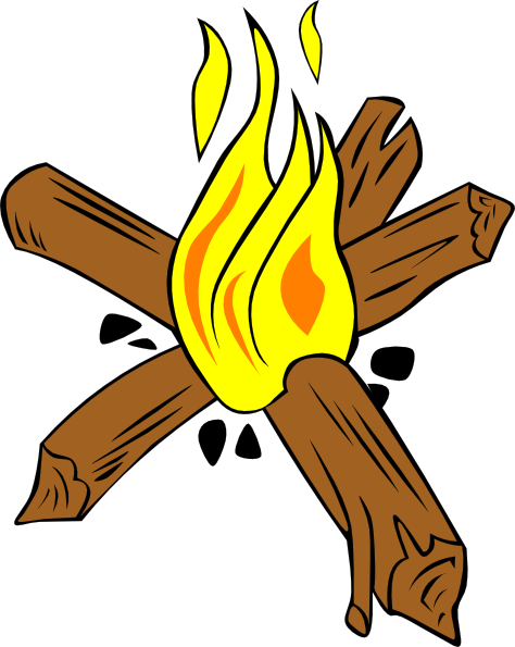 474x595 Camp Fire Cartoon