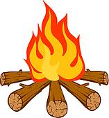 157x170 Camp Fire Clip Art