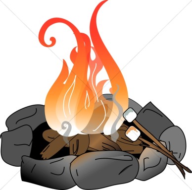 388x383 Image Of Campfire Clip Art 4 Cartoon Clipart Free